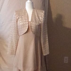 Hampton Nights sleeveless  dress with  jacket